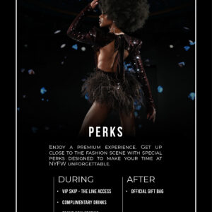 NEW YORK FASHION WEEK PACKAGE 1